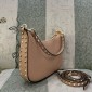 Valentino Valentino Rockstud Hobo Bag