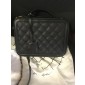Chanel box Calf leather bag -black 