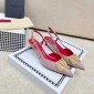 Valentino Vlogo Calfskin slingback 4cm/  8cm, Size 35-41