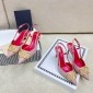 Valentino Vlogo Calfskin slingback 4cm/  8cm, Size 35-41