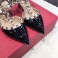 Valentino rockstud patent pumps with strap 6.5cm, Size 35-41