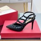 Valentino Rockstud ankle strap pump 10cm, Size 35-41