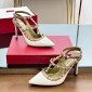 Valentino Rockstud ankle strap pump 10cm, Size 35-41