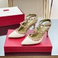 Valentino Rockstud ankle strap pump 10cm, Size 35-41