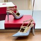 Valentino Rockstud ankle strap pump 10cm, Size 35-41