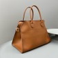 The Row Soft Margaux 15 Bag in Leather