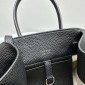 The Row Soft Margaux 10 Bag in Grained leather