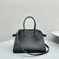 The Row Soft Margaux 10 Bag in Grained leather