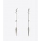 YSL Opyum YSL Rhinestone Spike earrings