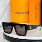 Z2125W LV Clash Square Large Sunglasses