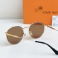 LV Super Vision Metal Round Sunglasses